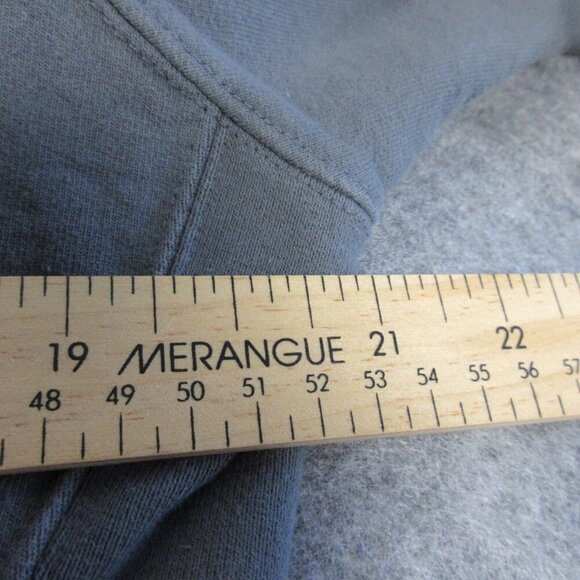 American Giant Womens Hoodie Jacket Sweatshirt Classic Full Zip Gray Large 980 - Picture 11 of 12